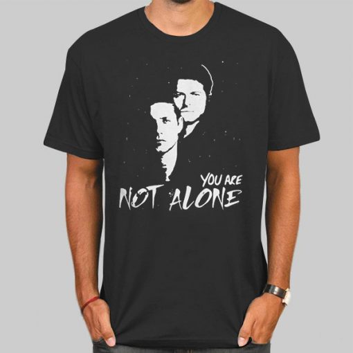T Shirt Black Misha You Are Not Alone