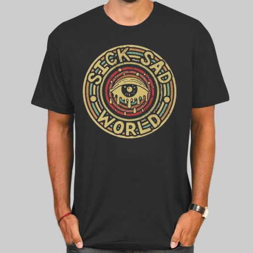 T Shirt Black Vintage Daria Sick Sad World