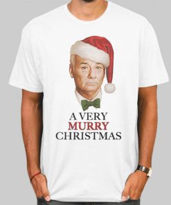 T Shirt White A Very Murray Christmas