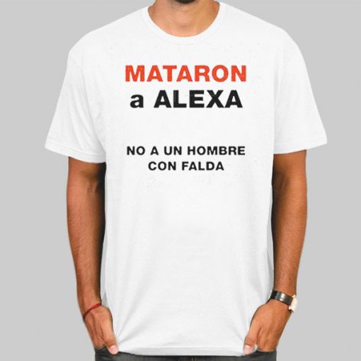 T Shirt White Mataron a Alexa Jimmy Fallon