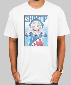 Shrimp Senzawa Gawr Gura Face Shirt