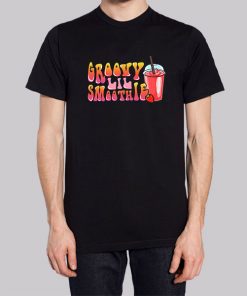 Strawberry Foodie Groovy Smoothie Shirt
