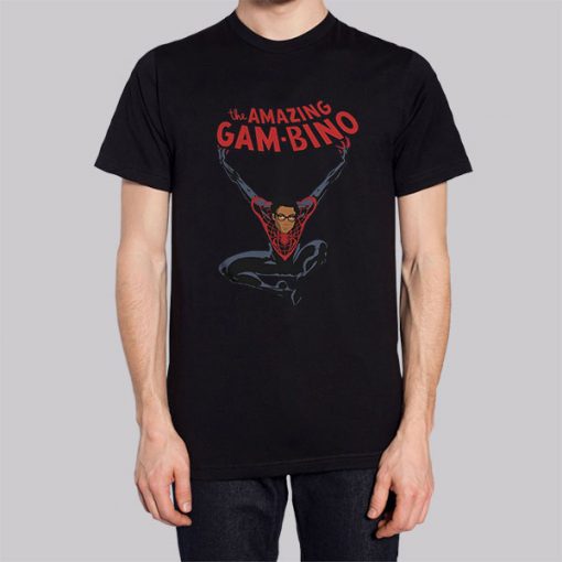 Black T shirt The Amazing Gambino Childish Gambino
