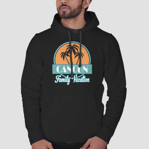Hoodie Black Inktastic Cancun Family Vacation