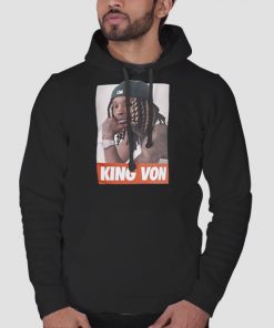 Hoodie Black King Von Outfits Vintage