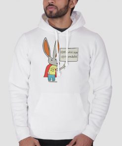 Hoodie White Ultra Bunny the Suicide Squad Rick Flag