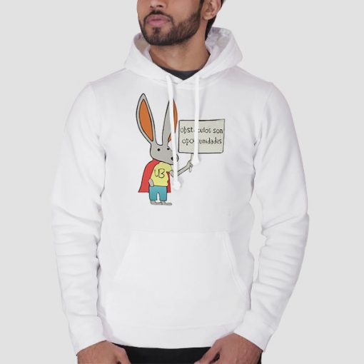 Hoodie White Ultra Bunny the Suicide Squad Rick Flag
