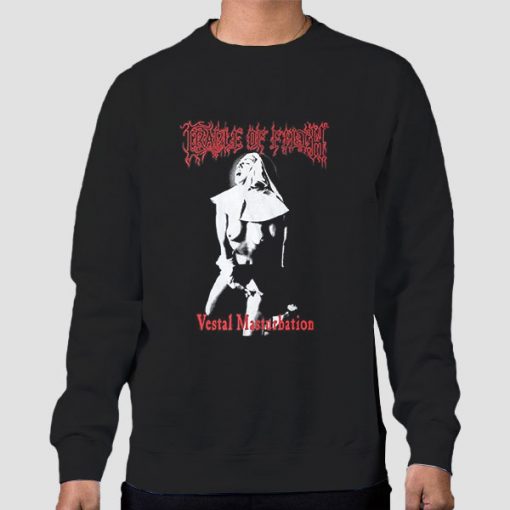 Sweatshirt Black 1990S Vintage Cradle of Filth