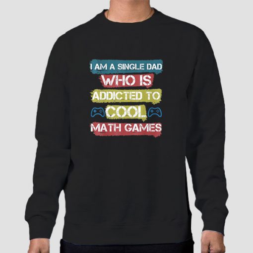 Sweatshirt Black Addicted to Cool Math Games