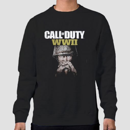 Sweatshirt Black Call of Duty Wwii