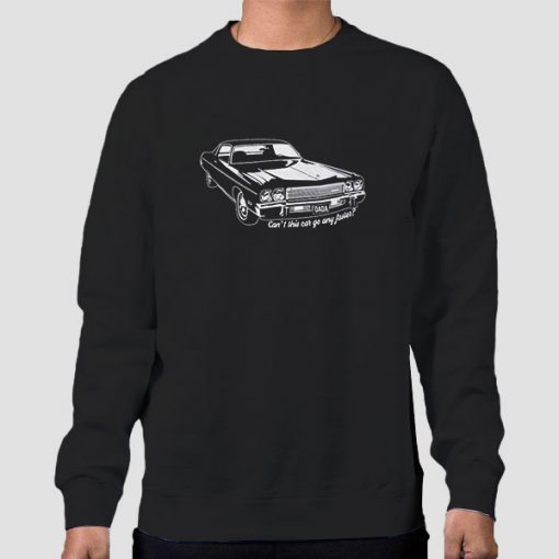 Sweatshirt Black Can't This Classic Car Grill