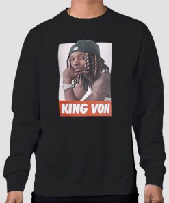 Sweatshirt Black King Von Outfits Vintage Shirt