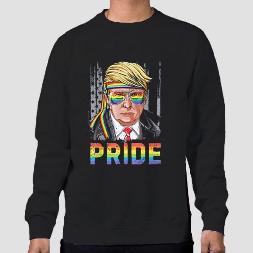 Sweatshirt Black Pride Lgbt Trump