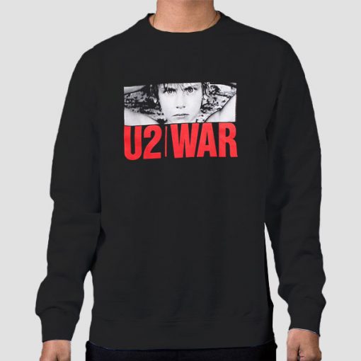 Sweatshirt Black The u2 War