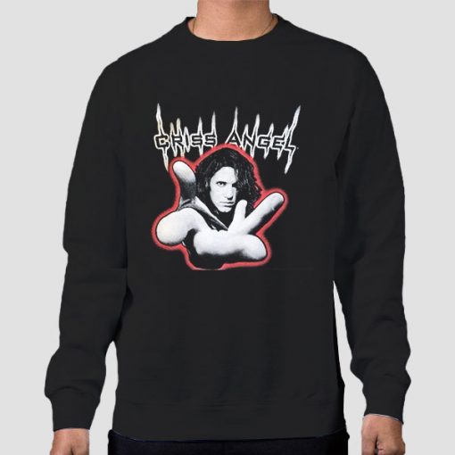 Sweatshirt Black Vintage Criss Angel Affliction