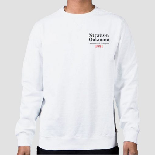 Sweatshirt White Annual Malibu Blowout Stratton Oakmont 1991