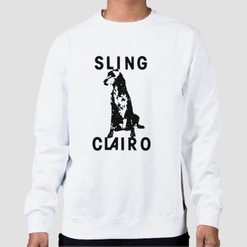 Sweatshirt White Clairo Merch Sling Clairo