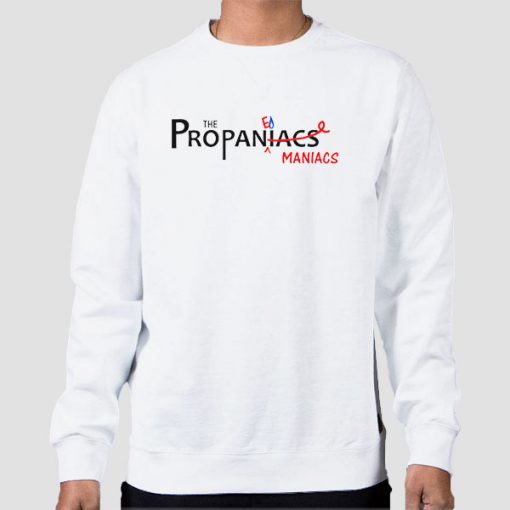 Sweatshirt White Maniacs the Propaniacs