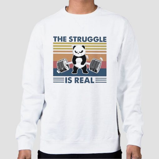 Panda The Struggle Is Real Sweatshirt