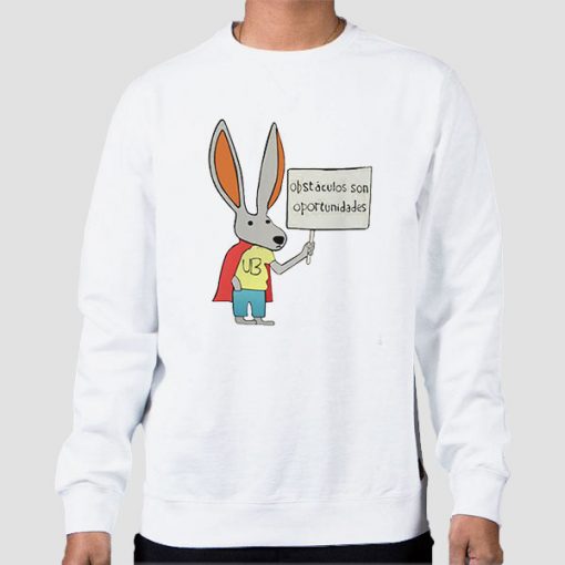 Sweatshirt White Ultra Bunny the Suicide Squad Rick Flag