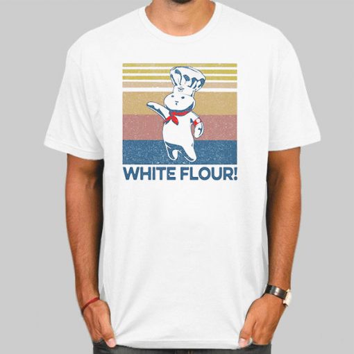Chef Cat White Flour T Shirt