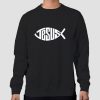 Christianity Jesus Pop Art Fish Sweatshirt