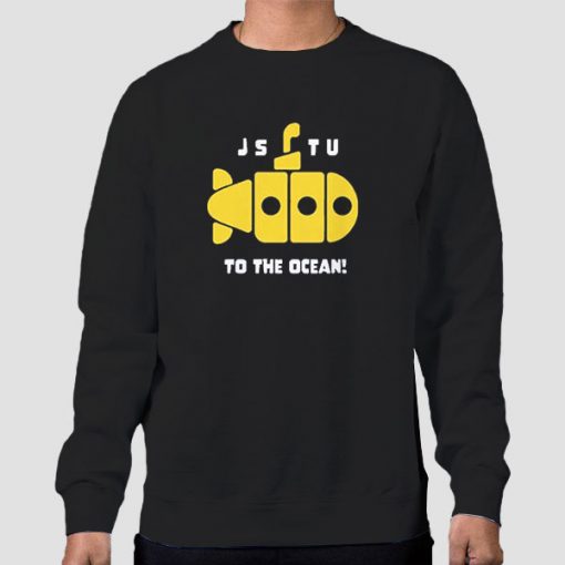 Sweatshirt Black Jstu to the Ocean Morejstu Merch