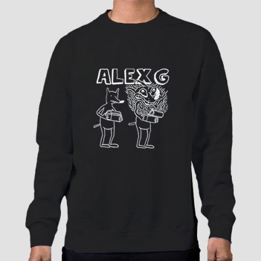 Sandy Alex G Merch Checking Sweatshirt