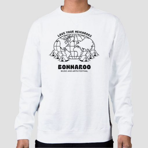 Bonnaroo Merch Love Your Neighbors Camp Sweatshirt