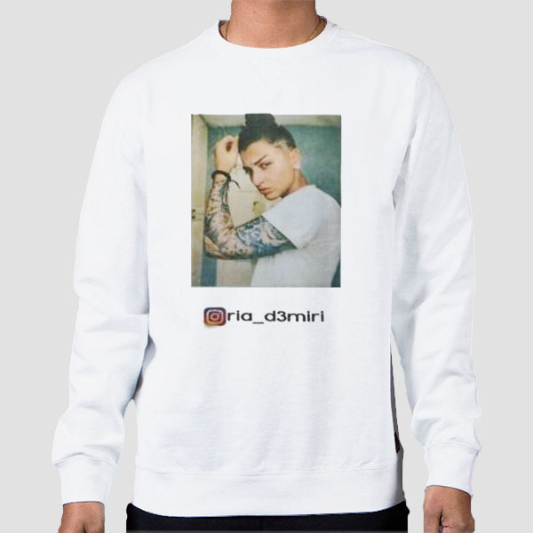 Ria Demiri Instagram Retro Sweatshirt Cheap