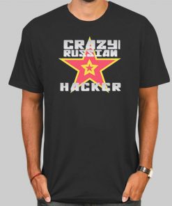 Crazy Russian Hacker Merch Double Stars Shirt
