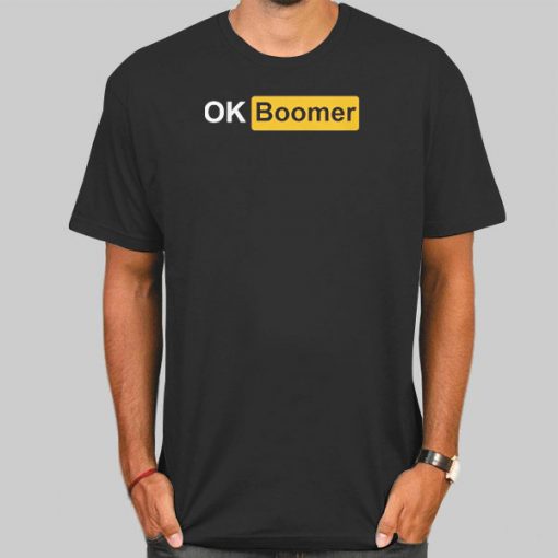 Ok Boomer Merch Meme Hub Logo Shirt