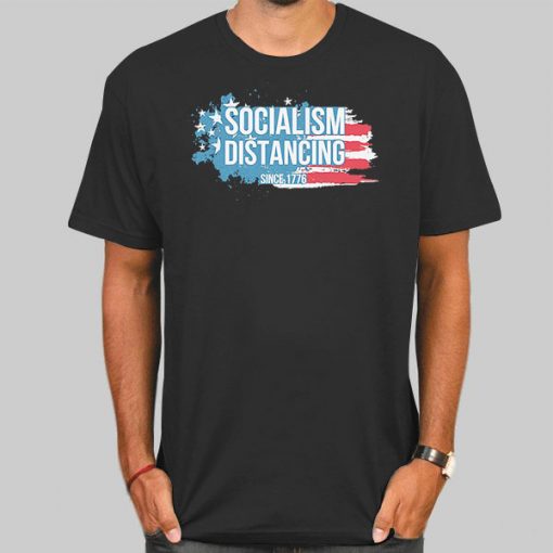 The Flag Socialism Distancing T Shirt