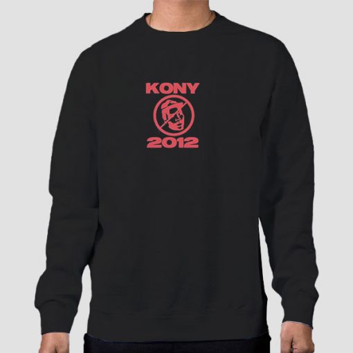 Sweatshirt Black Parody Kony 2012 Meme