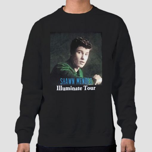 Sweatshirt Black Shawn Mendes Illuminate Tour Merch