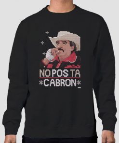 Sweatshirt Black Vintage No Pos Ta Cabron