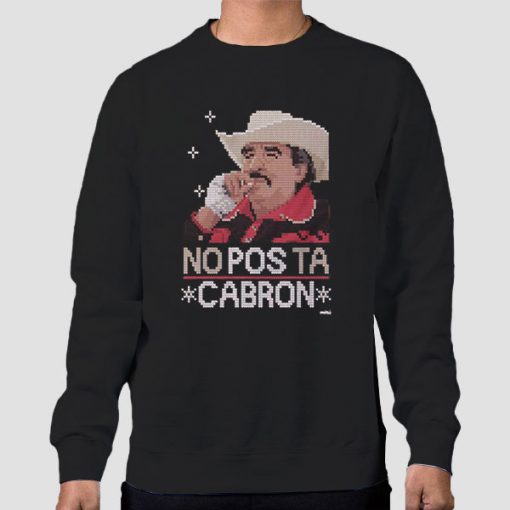 Sweatshirt Black Vintage No Pos Ta Cabron