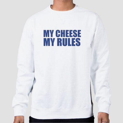 Sweatshirt White American Sitcom Icarly My Cheese My Rules Shirt