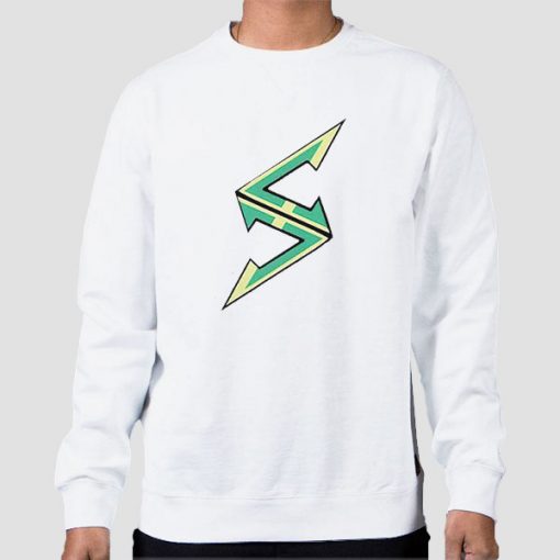 Sweatshirt White Team Sky Pokemon Logo Shirt