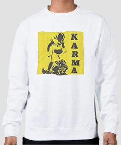 Sweatshirt White Vintage Karma Steelers