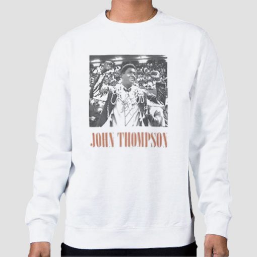 Sweatshirt White Vintage Photo John Thompson T Shirt