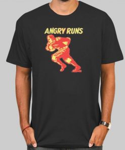 Angry Runs Good Morning Football Shirt
