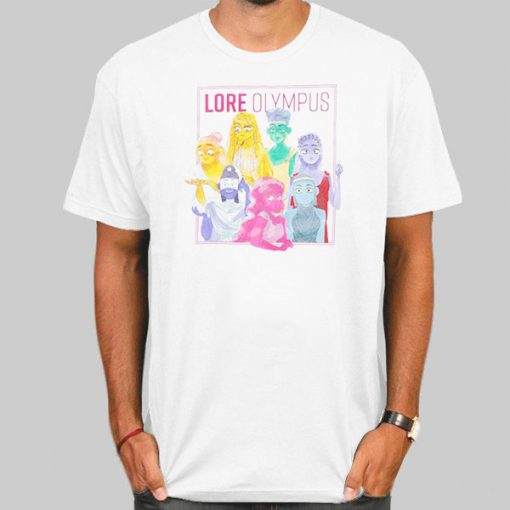Vintage Colorful Lore Olympus Merch Shirt