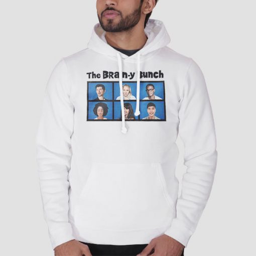 Hoodie White The Good Place the Brainy Bunch
