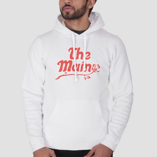 Hoodie White The Rose Red Maine
