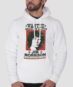 Hoodie White The Wanted Legend Jim Morrison