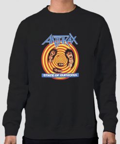 Sweatshirt Black Anthrax State of Euphoria Merch