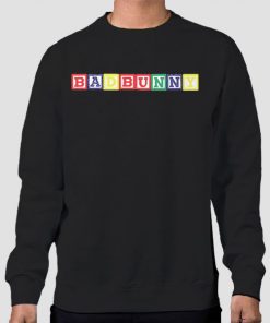 Sweatshirt Black Badbunny Yhlqmdlg Merch