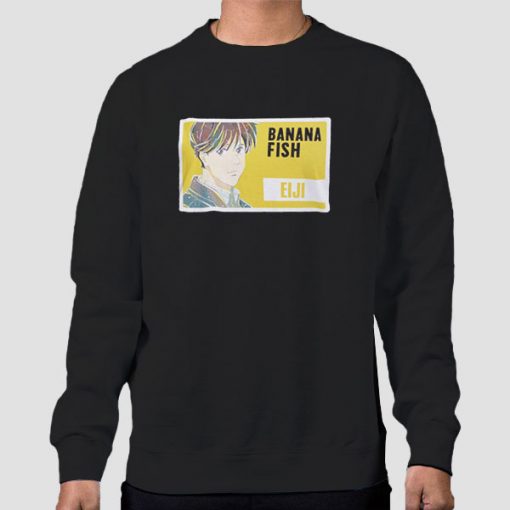 Sweatshirt Black Funny Anime Banana Fish