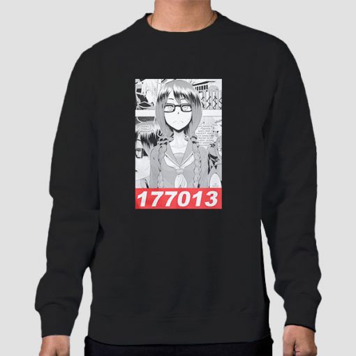 Sweatshirt Black My Name's Yoshida Saki 177013